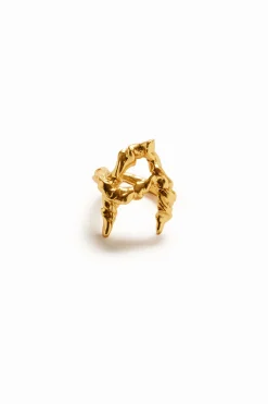 Joalharia<Desigual Anel letra A banho ouro Zalio