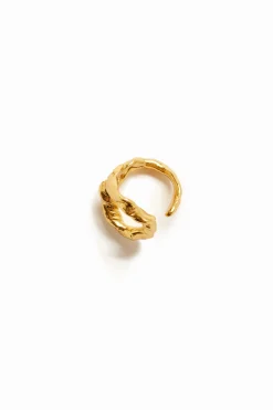 Joalharia<Desigual Anel letra O banho ouro Zalio
