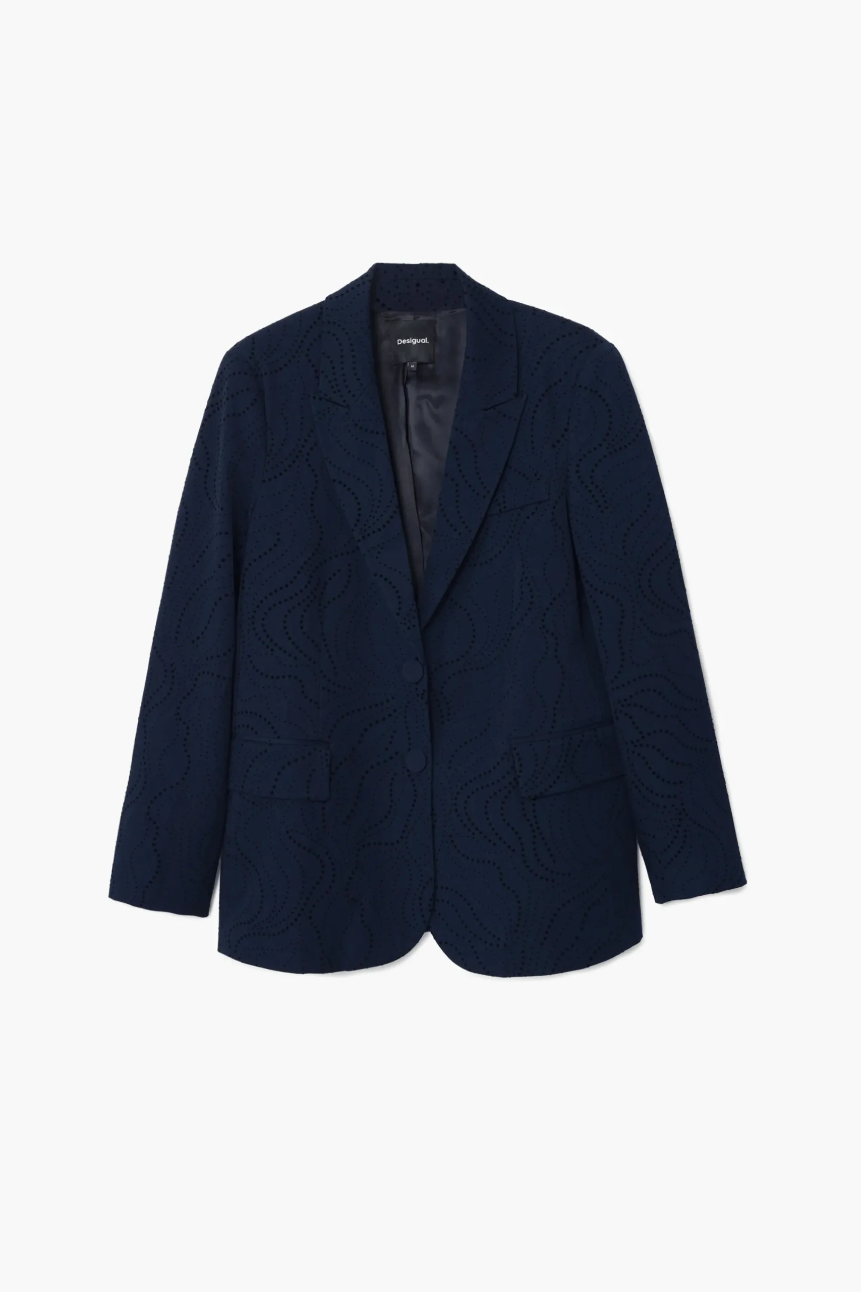 Casacões E Casacos<Desigual Blazer bordado com flores