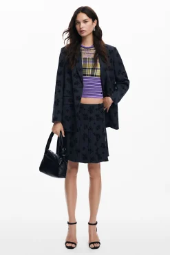 Casacões E Casacos<Desigual Blazer de flores