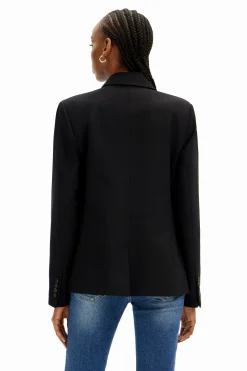 Casacões E Casacos<Desigual Blazer híbrido trucker
