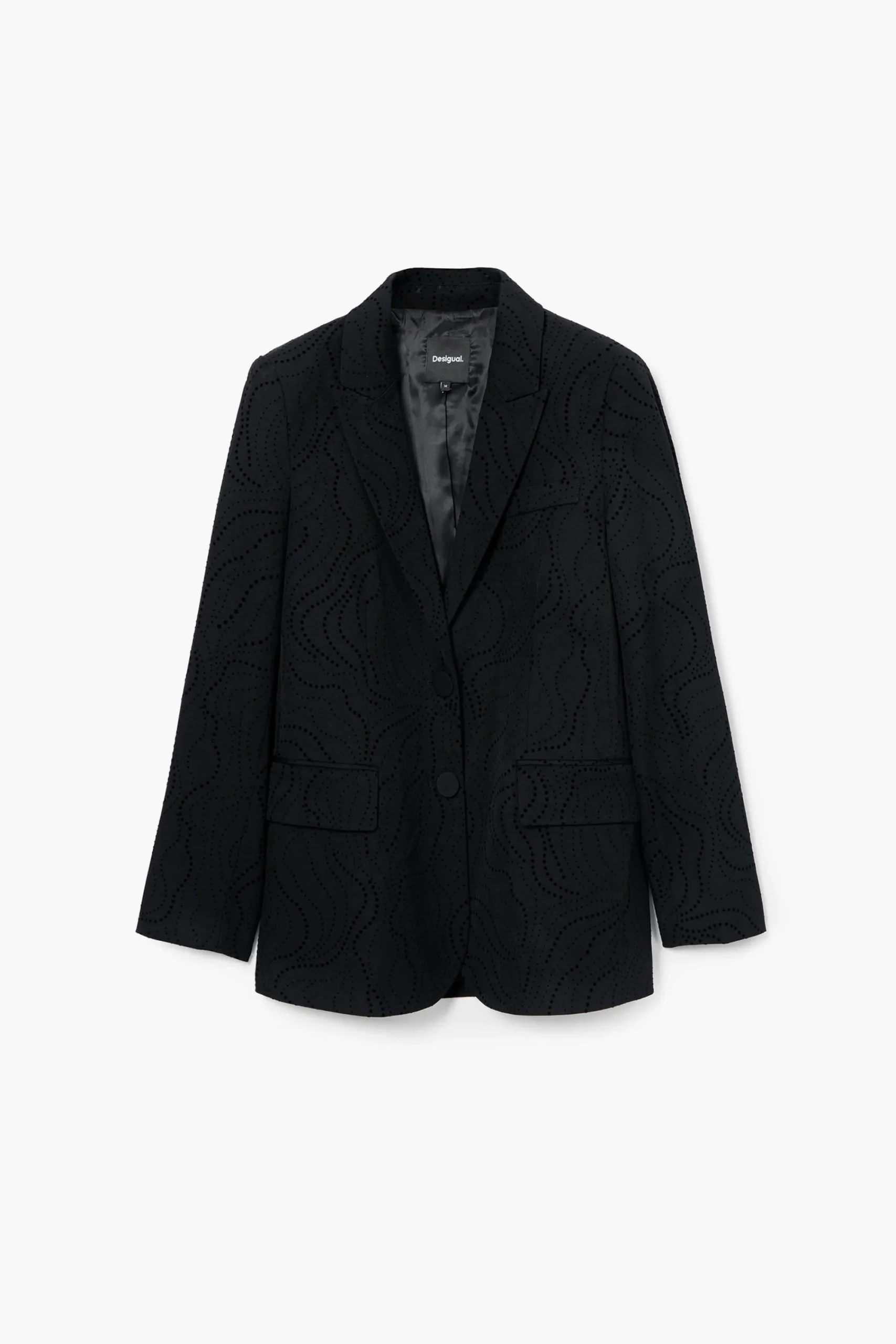 Casacões E Casacos<Desigual Blazer perfurado