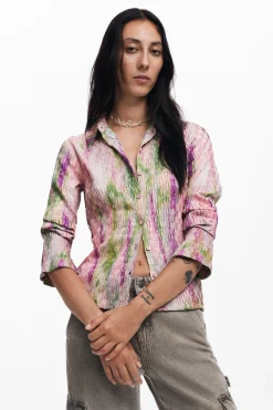 Camisas E Blusas<Desigual Blusa aquarela difusa