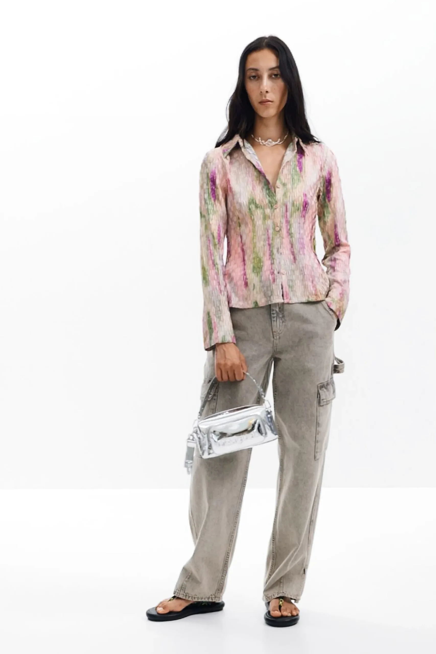 Camisas E Blusas<Desigual Blusa aquarela difusa