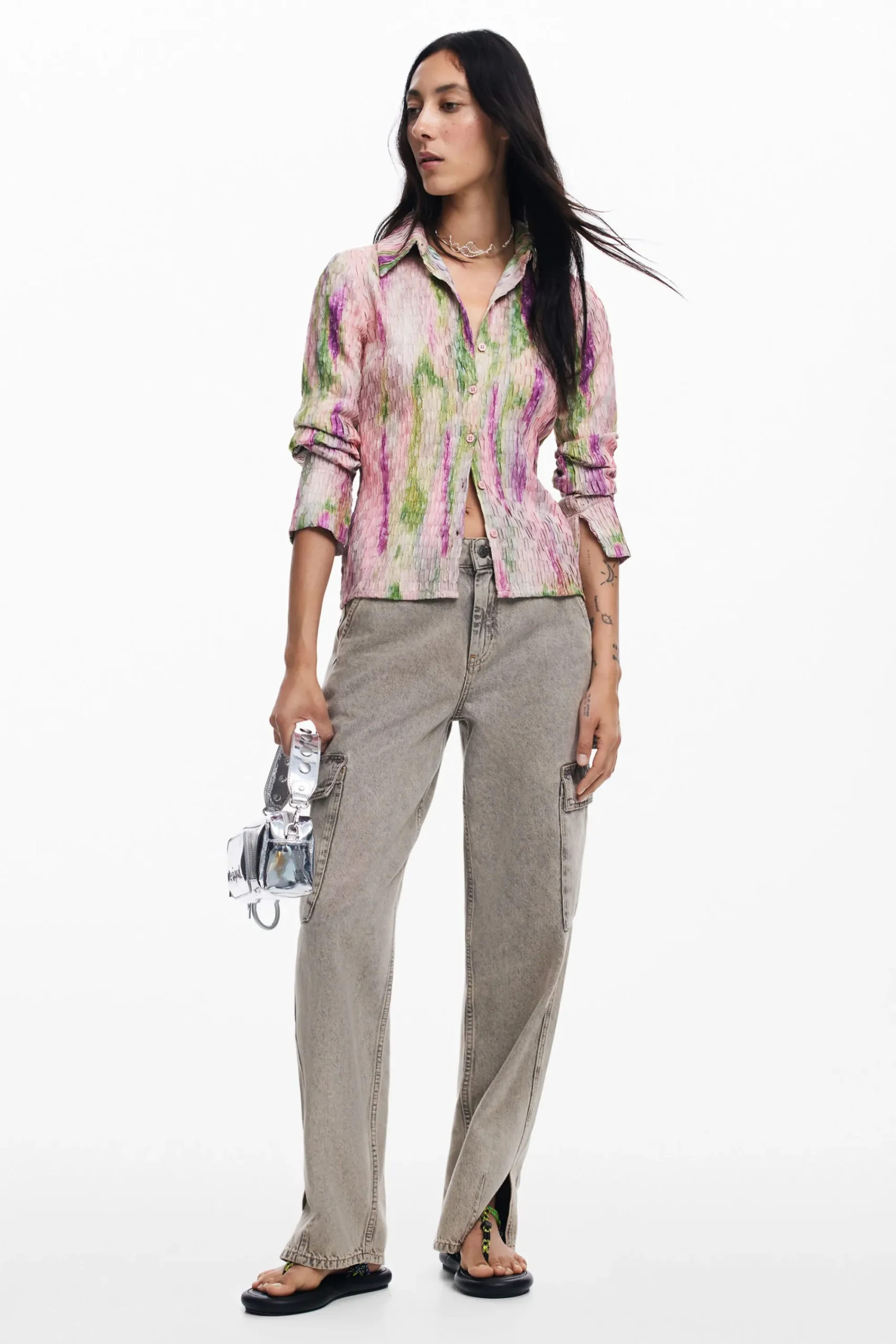 Camisas E Blusas<Desigual Blusa aquarela difusa