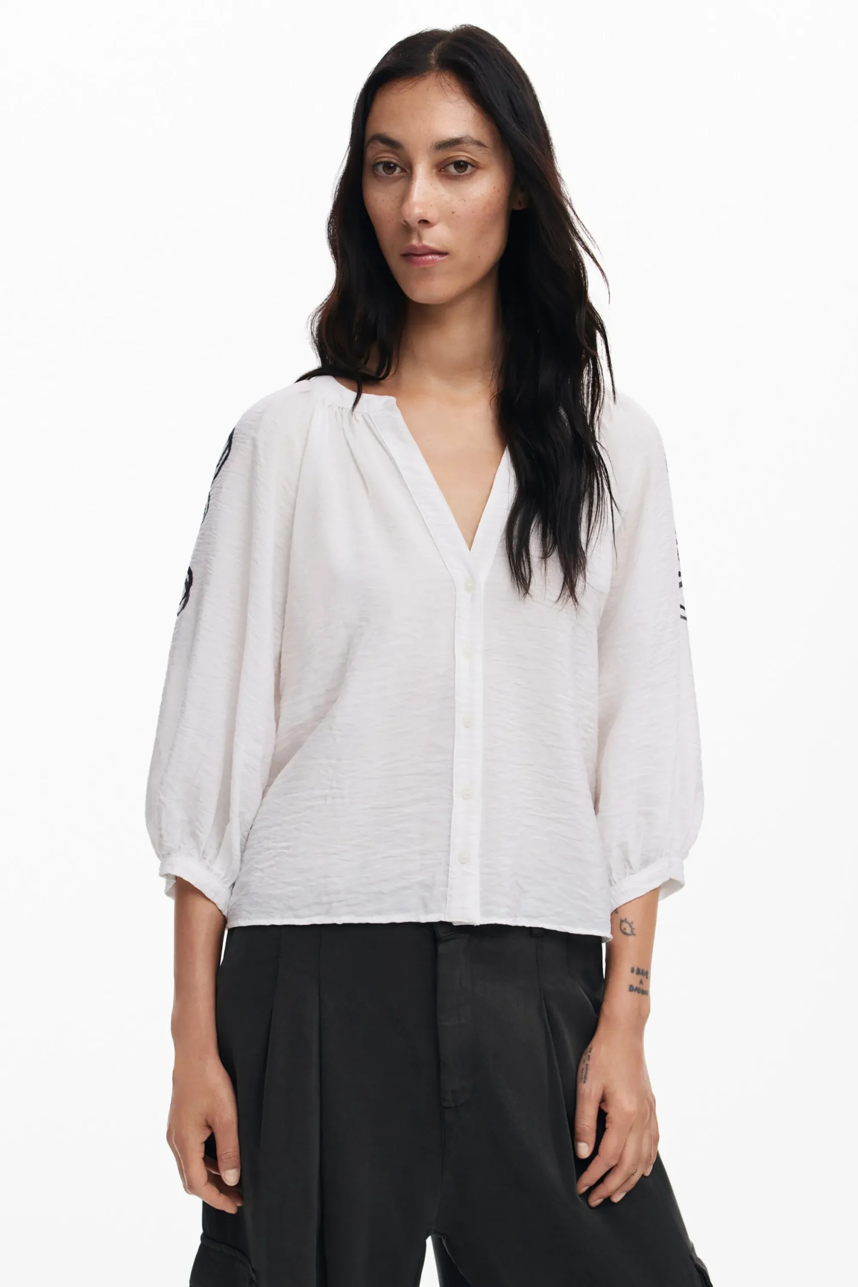 Camisas E Blusas<Desigual Blusa de flores