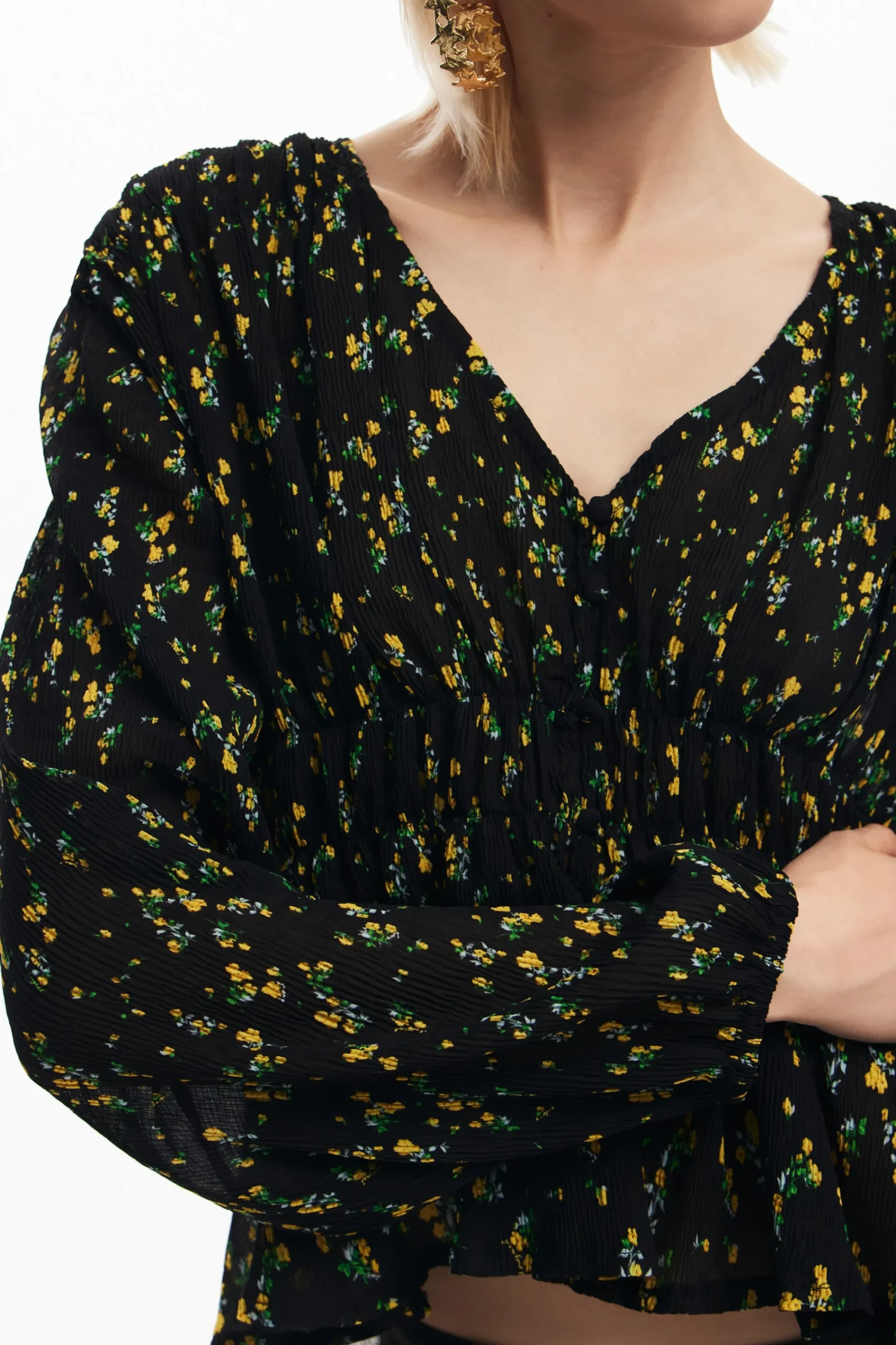 Camisas E Blusas<Desigual Blusa estampada com flores