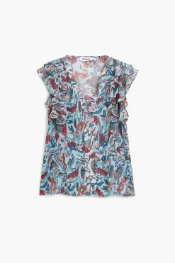 Camisas E Blusas<Desigual Blusa estampada com flores