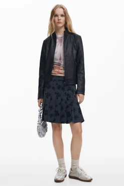 Casacões E Casacos<Desigual Blusão biker slim