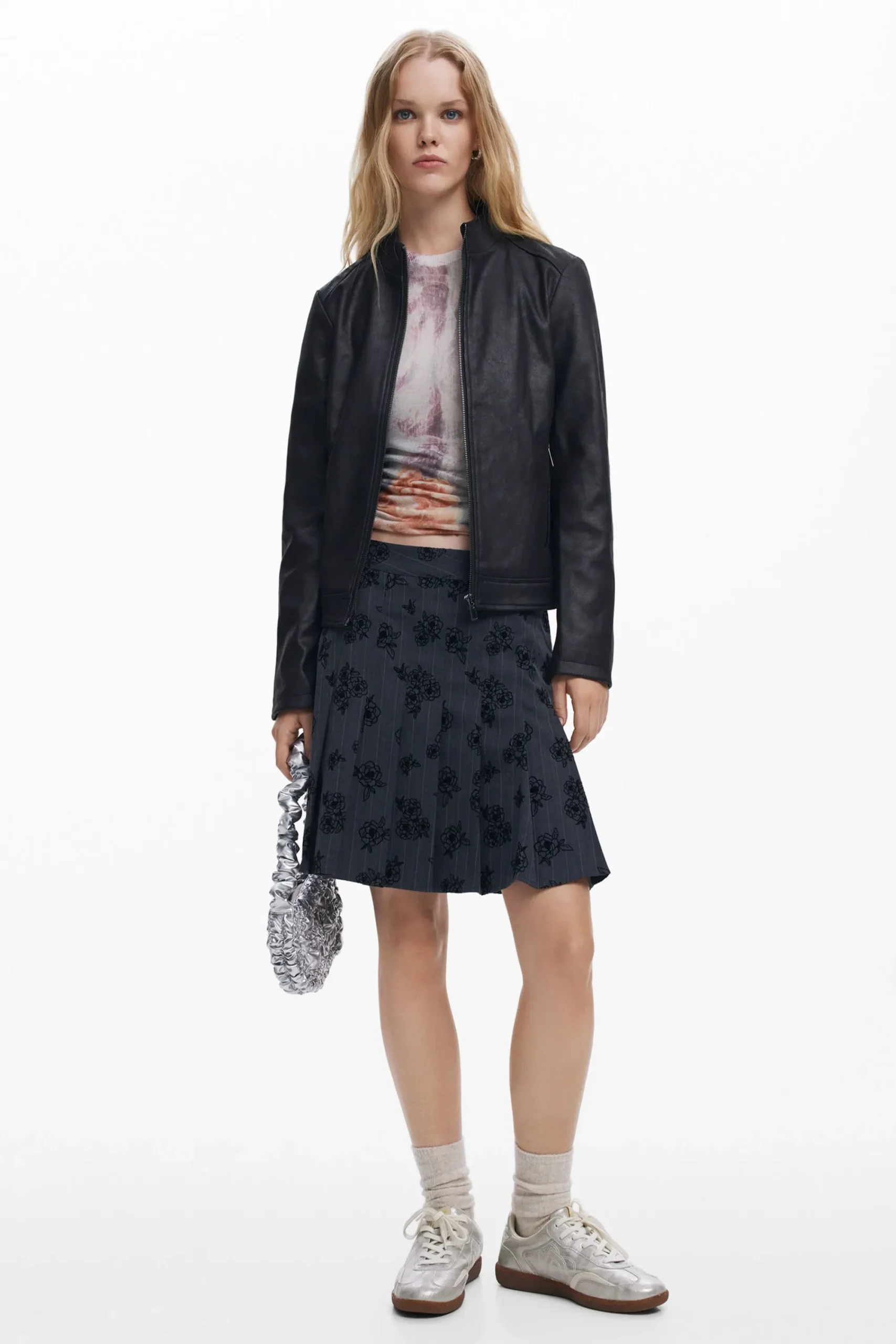 Casacões E Casacos<Desigual Blusão biker slim