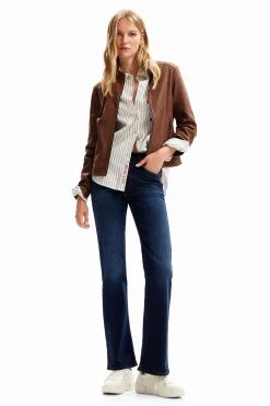 Casacões E Casacos<Desigual Blusão biker slim