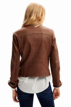 Casacões E Casacos<Desigual Blusão biker slim