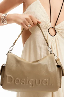 Malas|Malas A Tiracolo<Desigual Bolsa de mão com logotipo M.