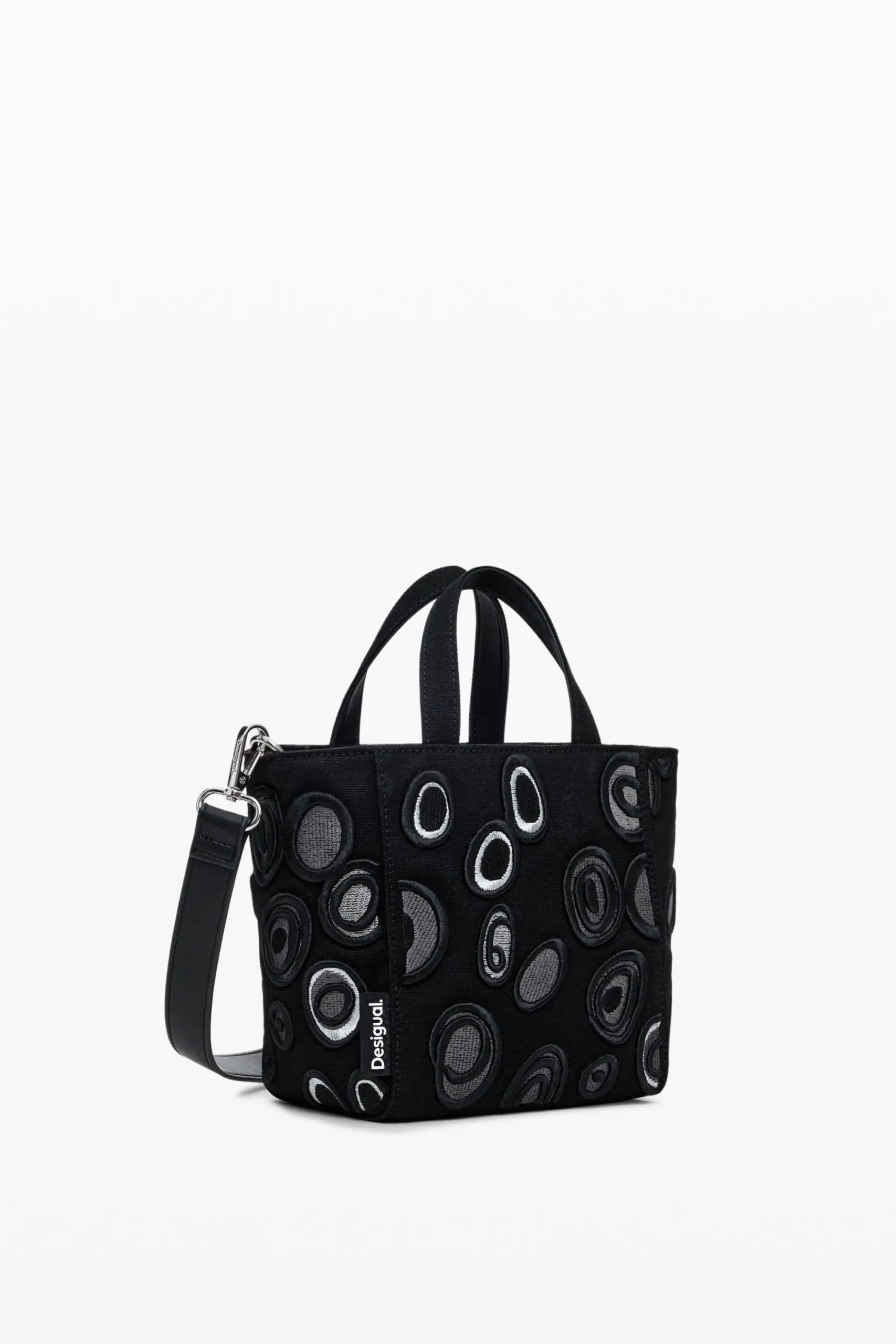 Malas<Desigual Bolsa de nylon círculos