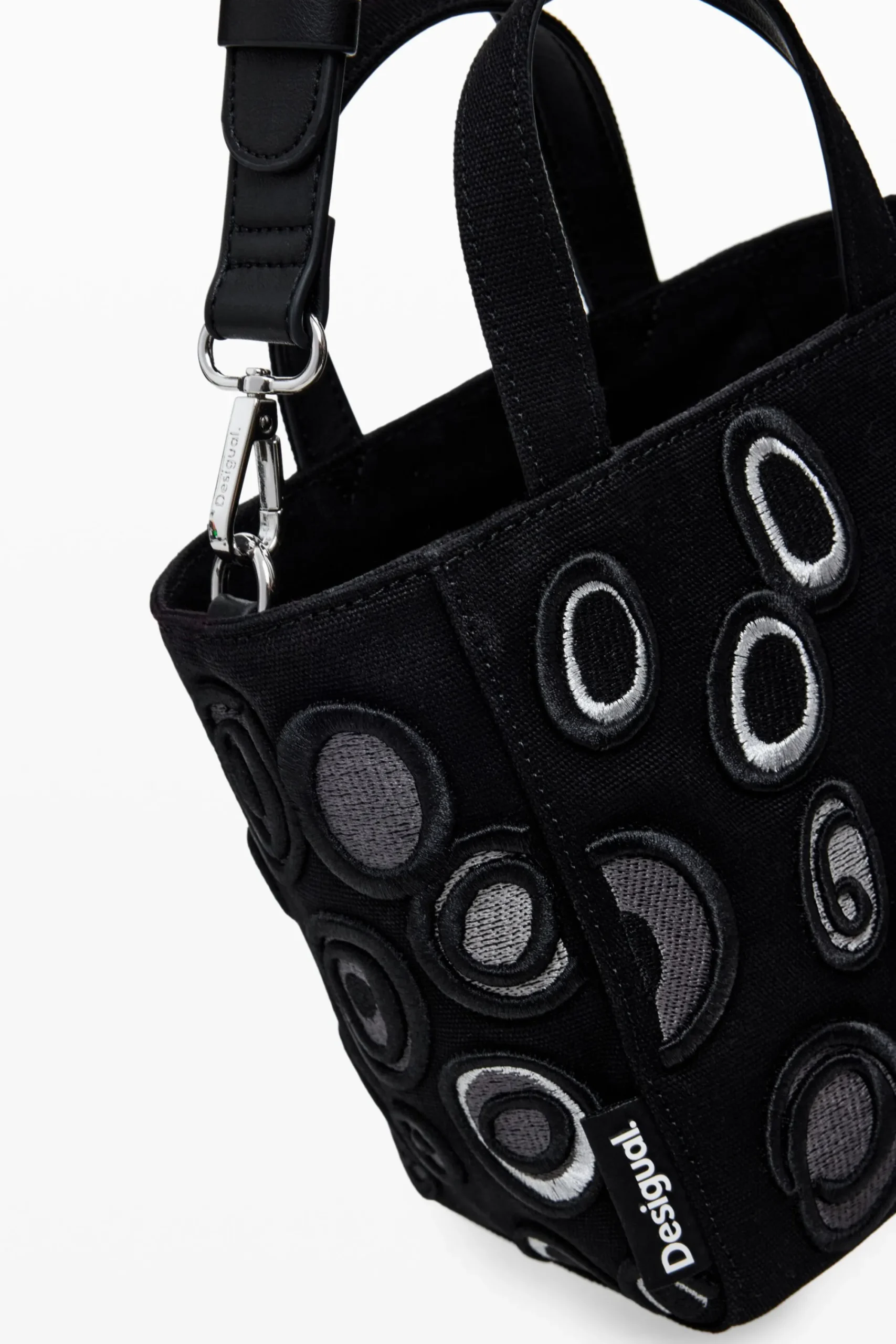 Malas<Desigual Bolsa de nylon círculos