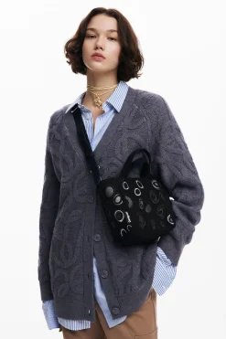 Malas<Desigual Bolsa de nylon círculos