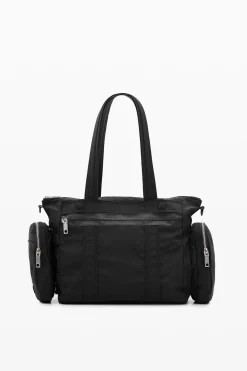 Malas<Desigual Bolsa grande com asas e fecho éclair