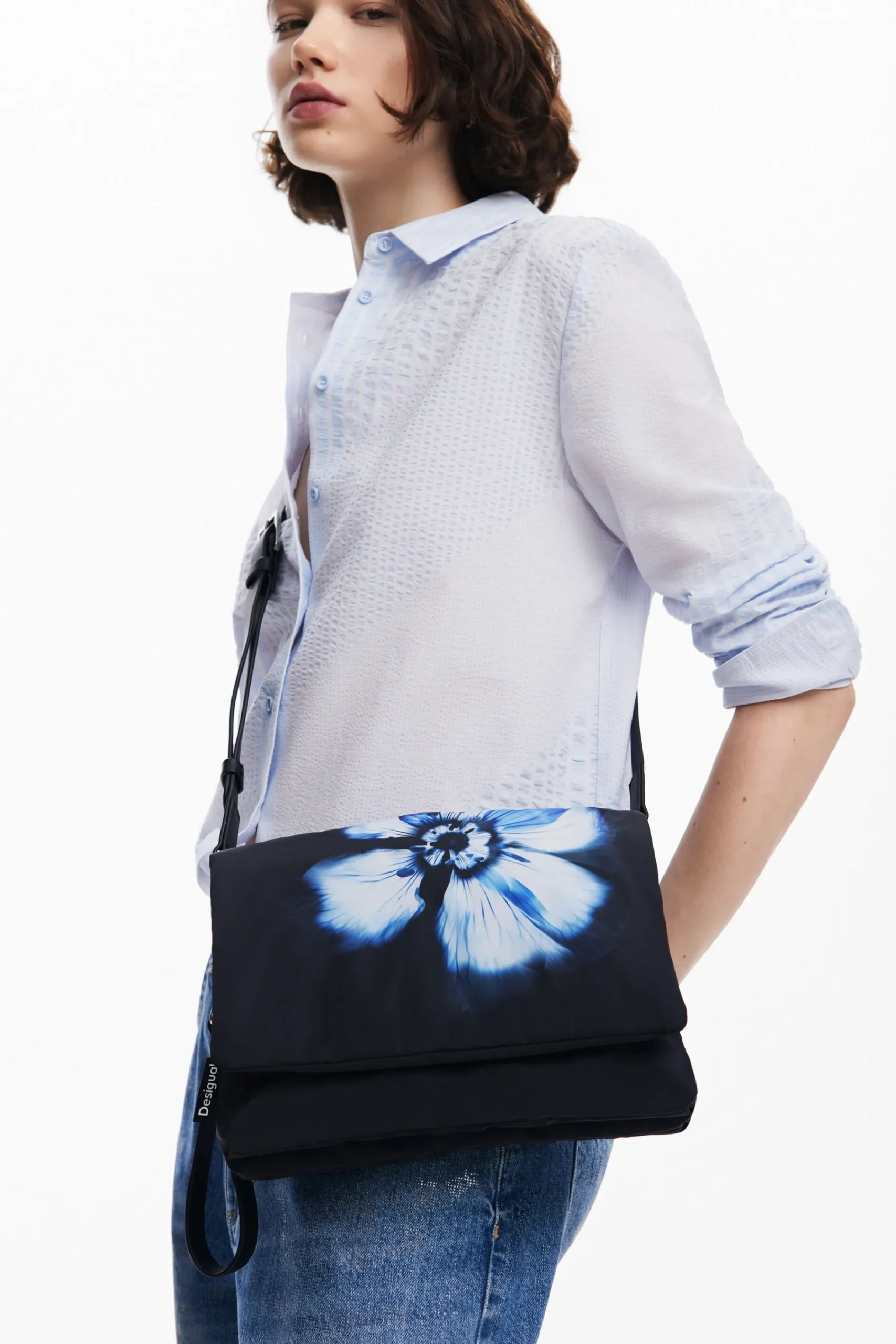 Malas|Malas A Tiracolo<Desigual Bolsa transversal flor