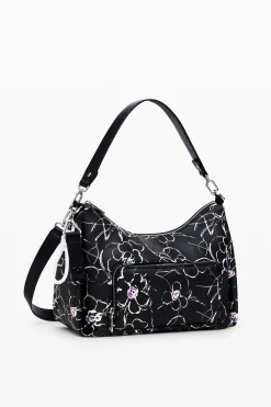 Malas<Desigual Bolsa transversal M flores