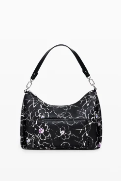 Malas<Desigual Bolsa transversal M flores