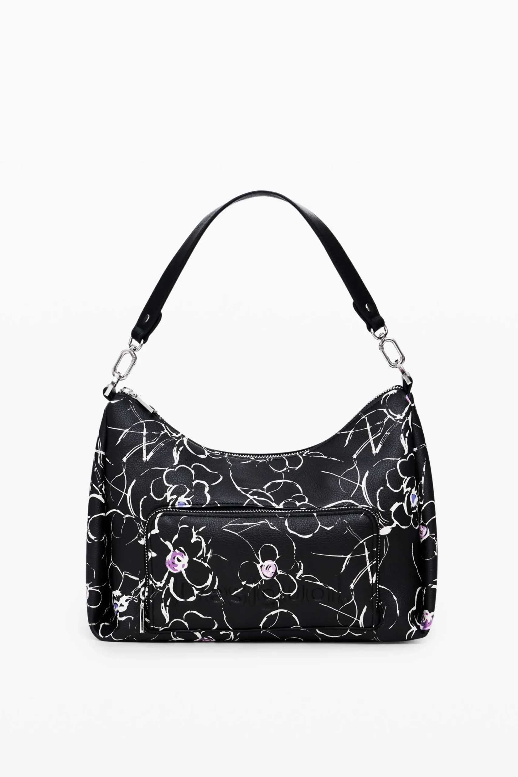 Malas<Desigual Bolsa transversal M flores