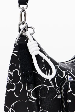 Malas<Desigual Bolsa transversal M flores