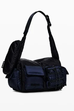 Malas|Malas A Tiracolo<Desigual Bolso abalonado modular