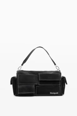 Malas<Desigual Bolso baguette multibolsos