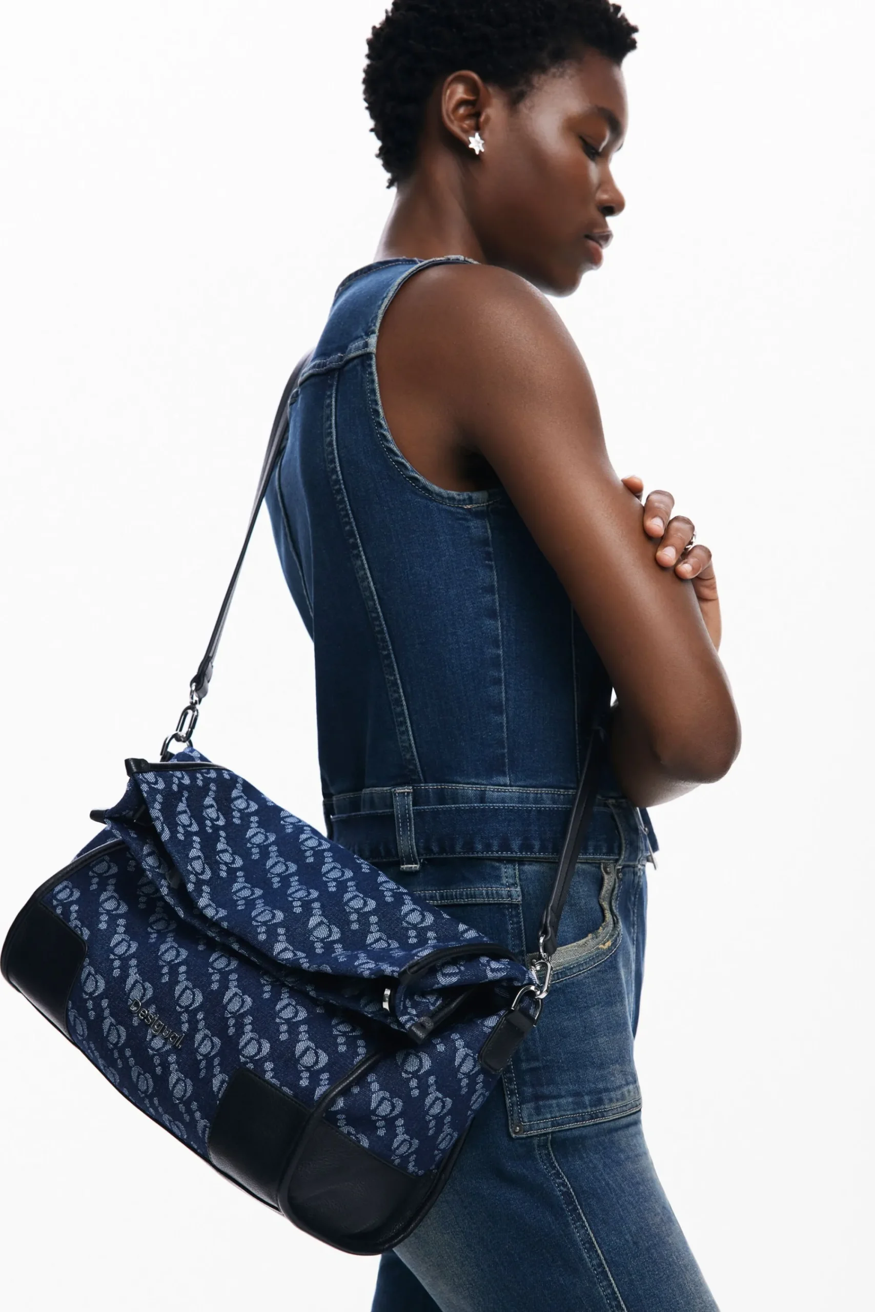 Malas<Desigual Bolso de mão logo