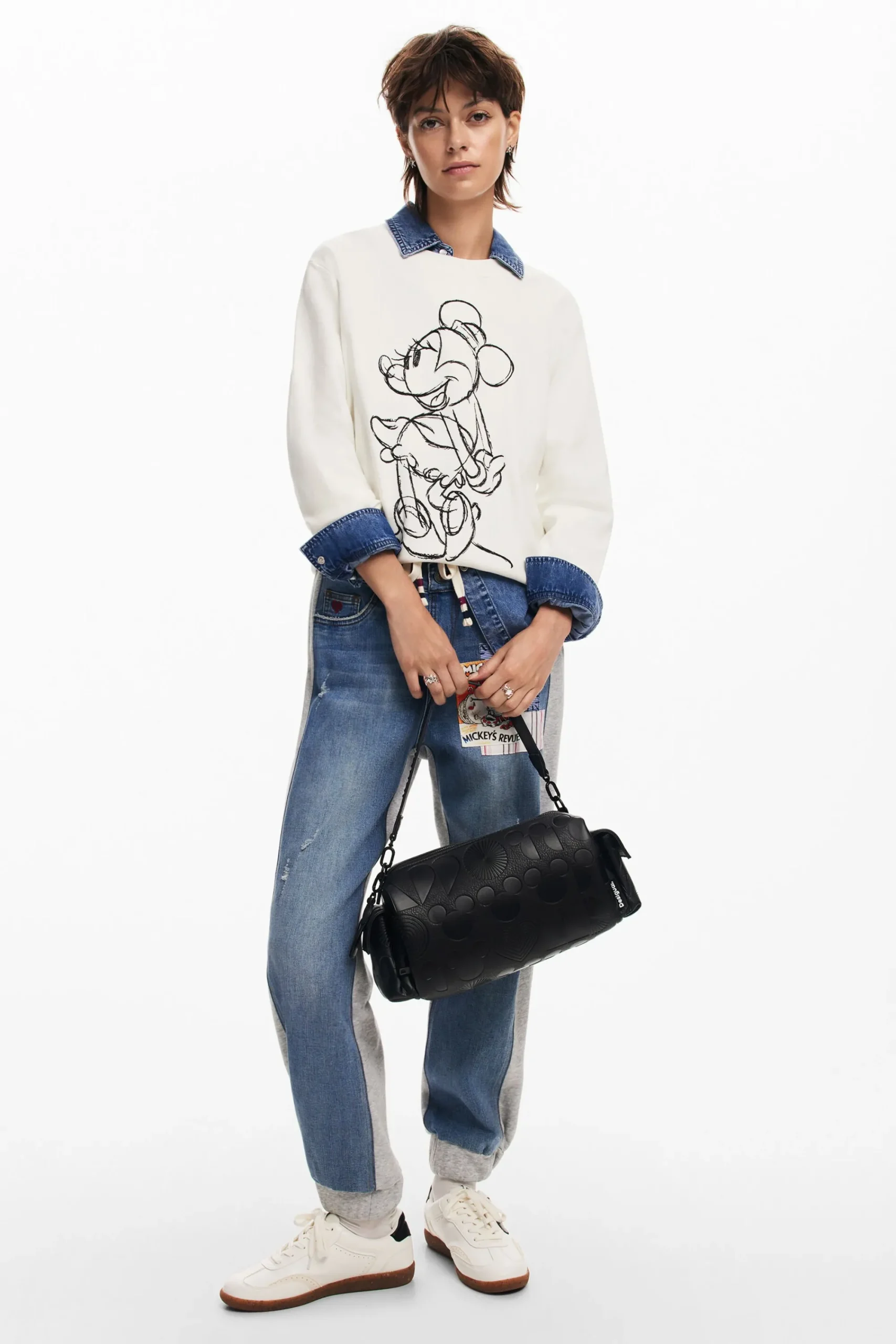 Malas<Desigual Bolso de mão Mickey Mouse