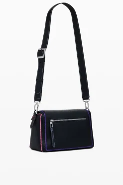 Malas<Desigual Bolso de mão multilinear com zíper