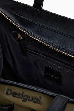 Malas|Malas Shopper<Desigual Bolso de nylon multibolsos