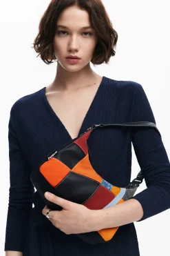 Malas<Desigual Bolso de ombro patch texturas