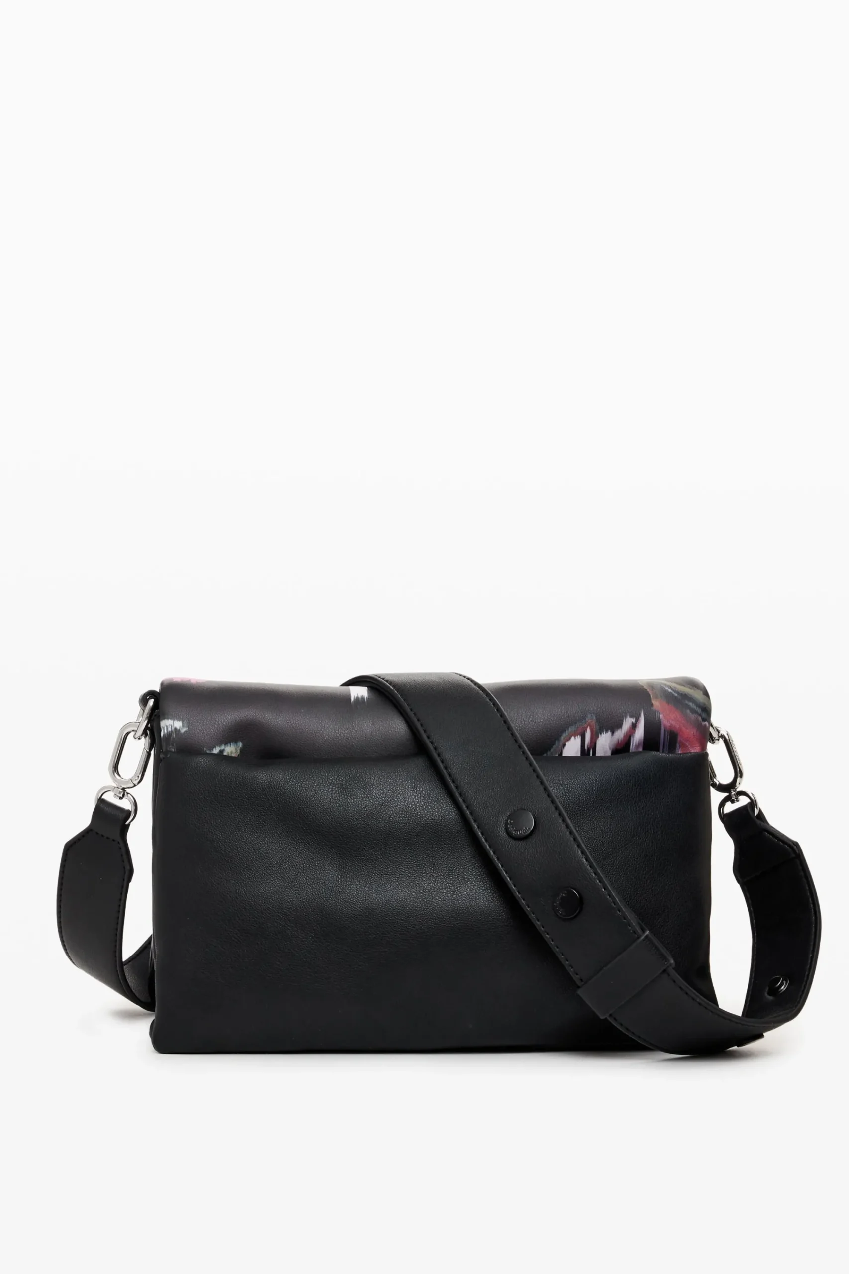 Malas|Malas A Tiracolo<Desigual Bolso efeito pele