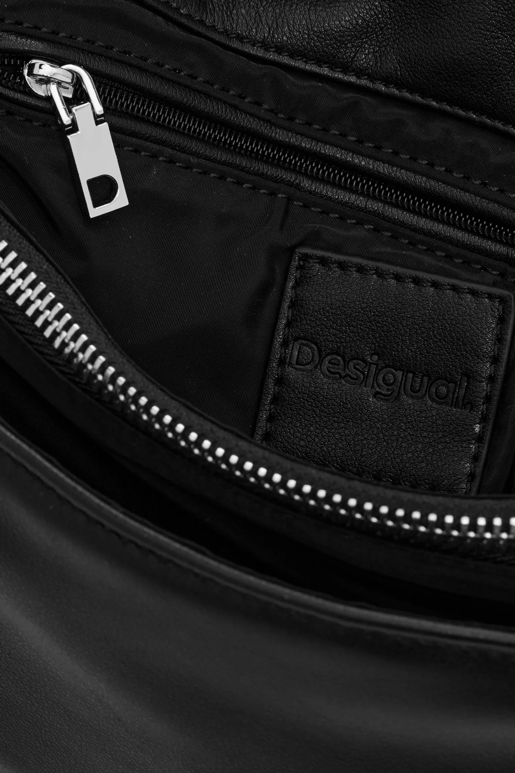 Malas|Malas A Tiracolo<Desigual Bolso efeito pele