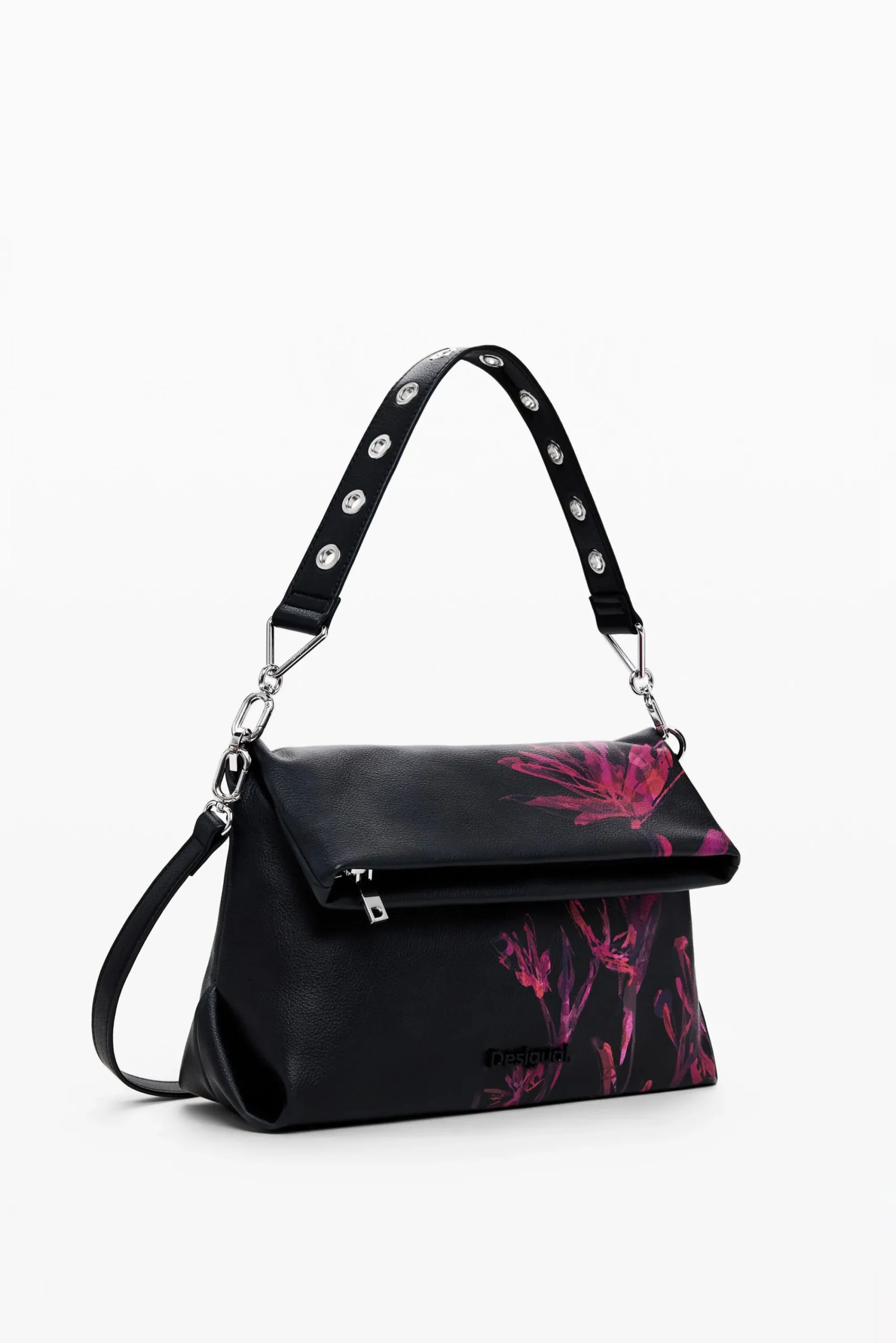 Malas<Desigual Bolso M acolchoado flores
