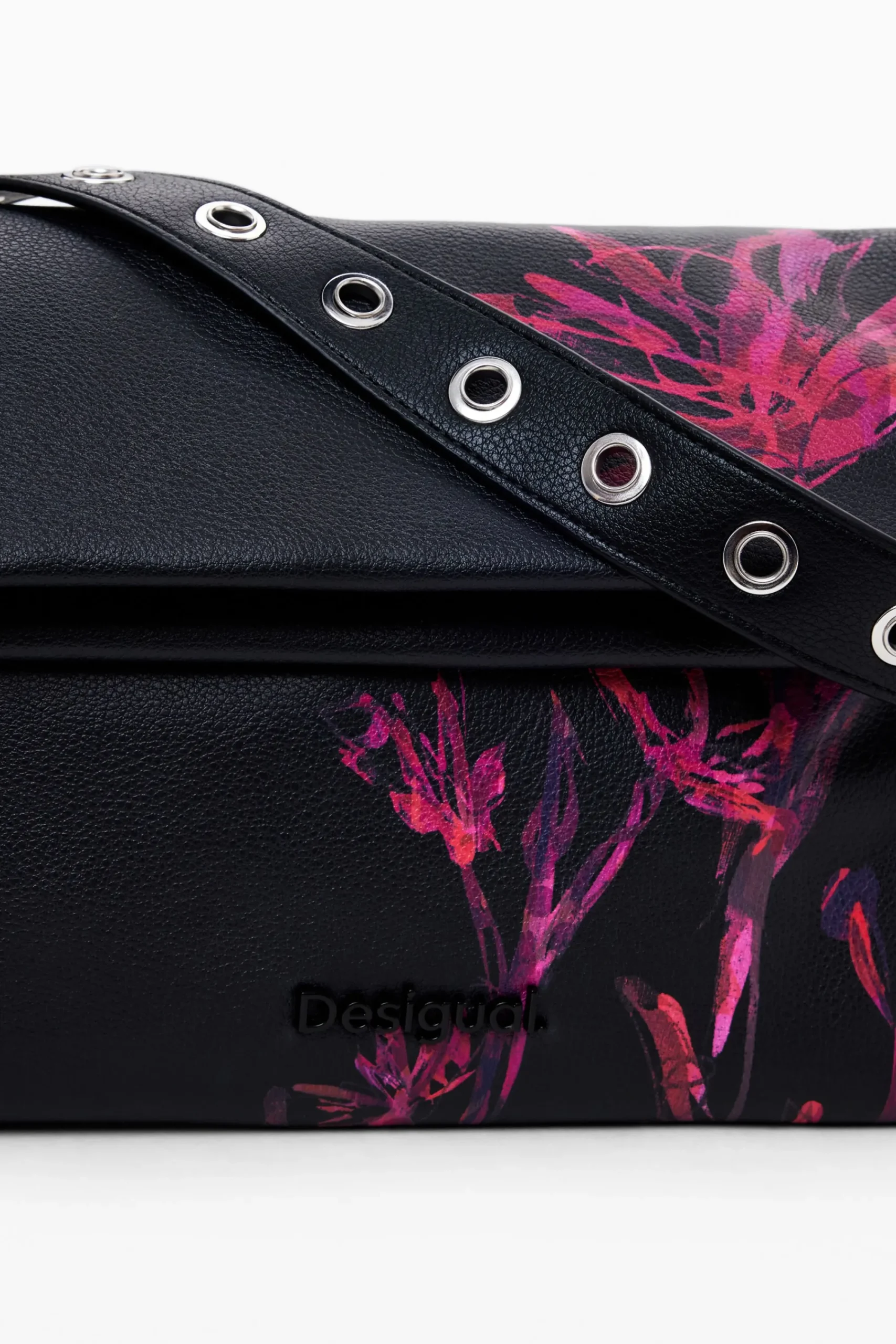 Malas<Desigual Bolso M acolchoado flores