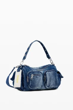 Malas<Desigual Bolso S denim