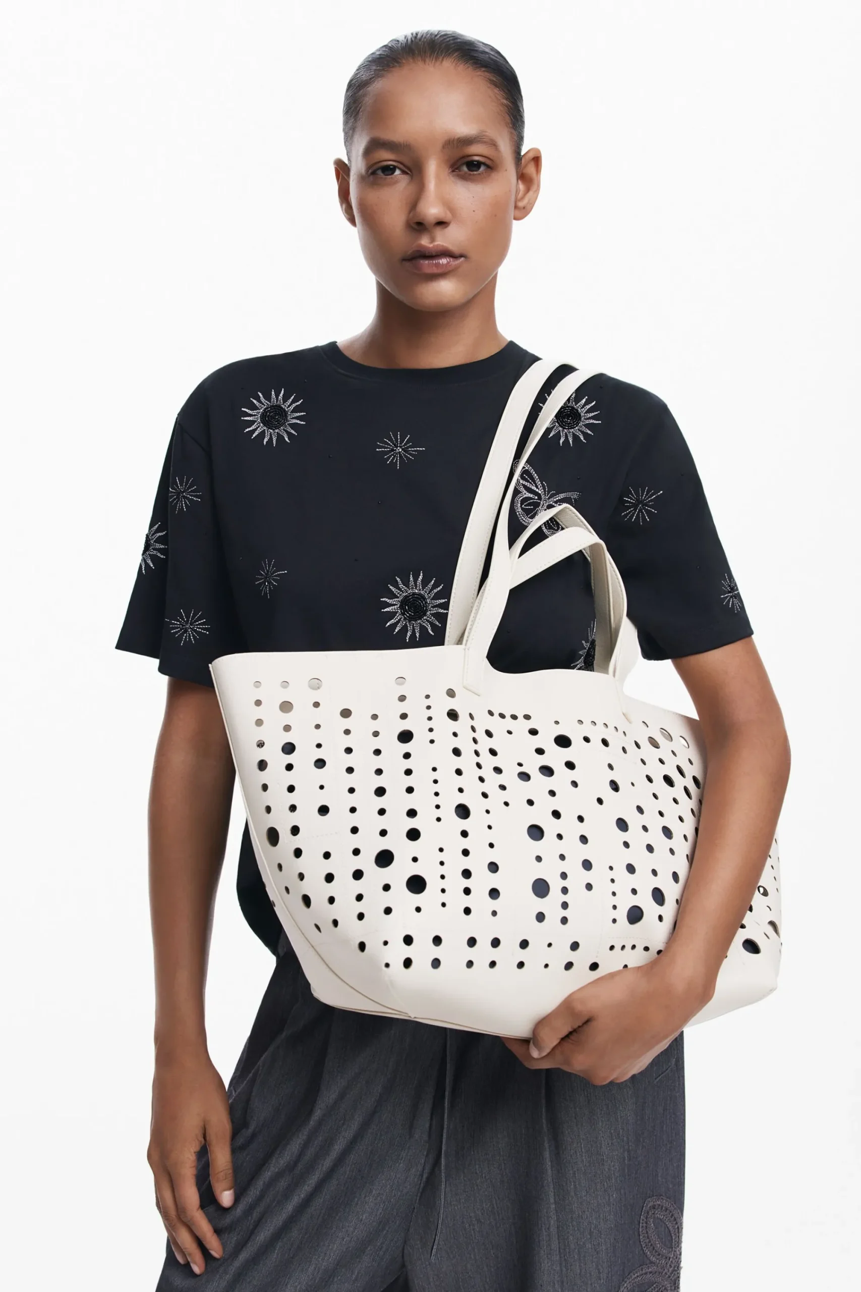 Malas|Malas Shopper<Desigual Bolso shopper círculos