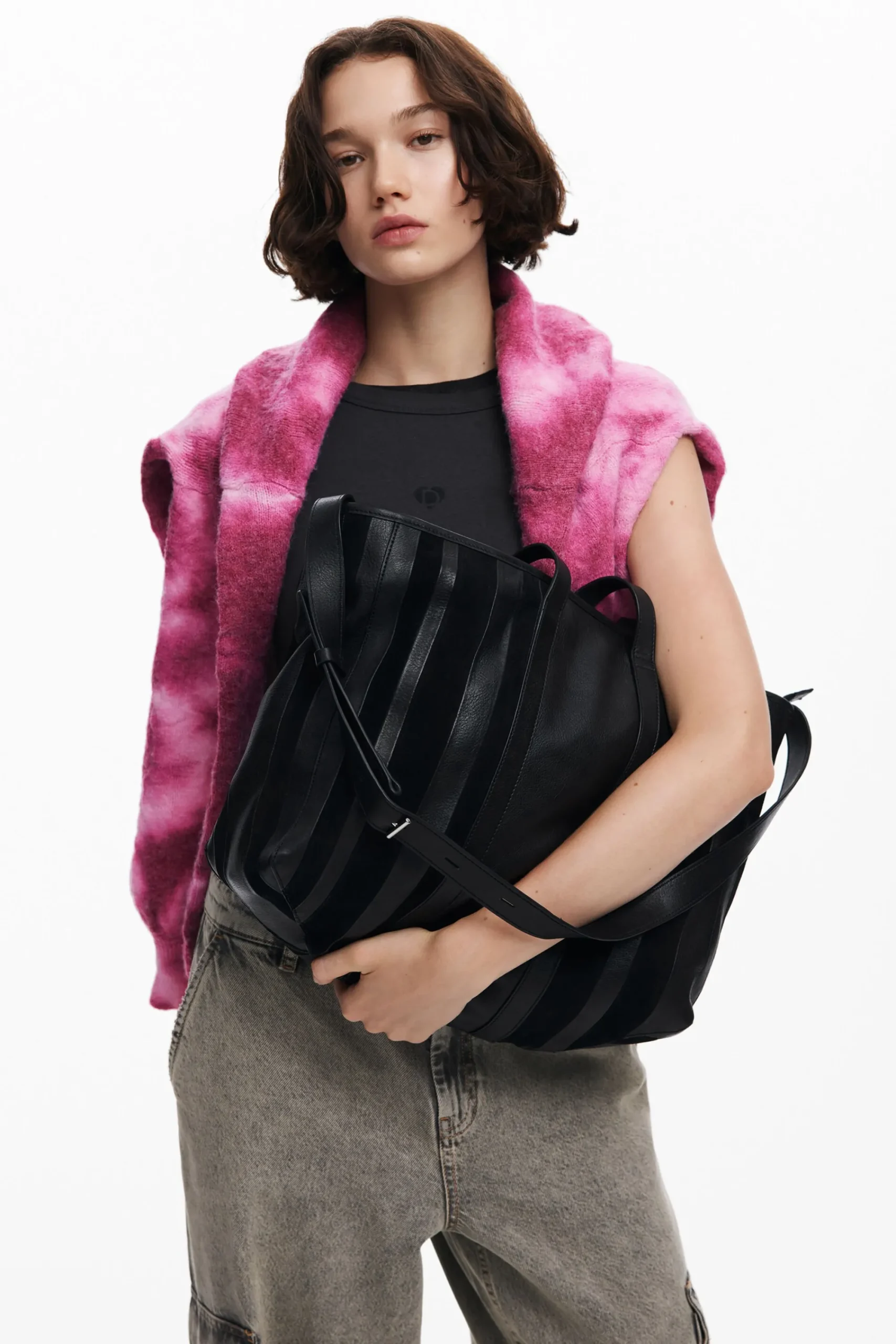 Malas|Bolsas De Couro<Desigual Bolso shopper de couro