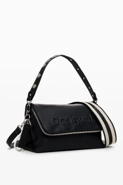 Malas<Desigual Bolso tiracolo M Half Logo