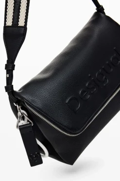 Malas<Desigual Bolso tiracolo M Half Logo