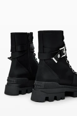 Sapatos<Desigual Bota militar