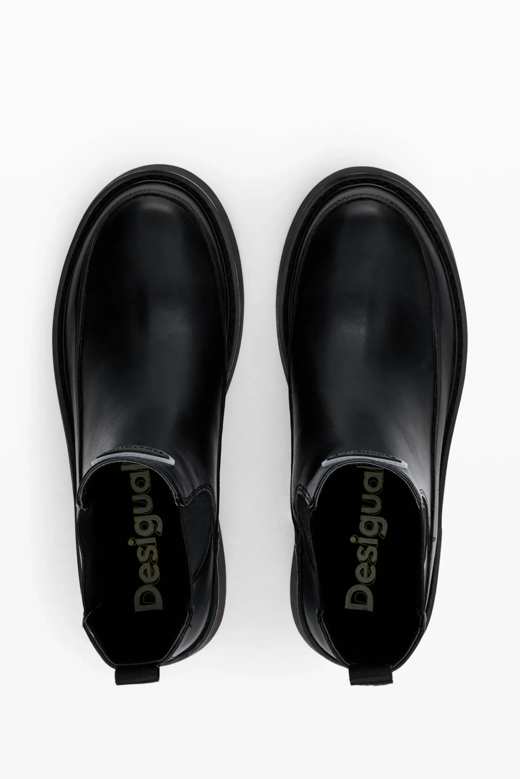 Sapatos<Desigual Botim efeito pele