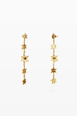 Joalharia<Desigual Brincos em cascata de estrelas Zalio