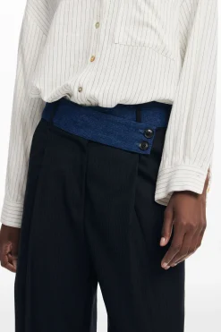 Calças<Desigual Calça de alfaiataria combinada