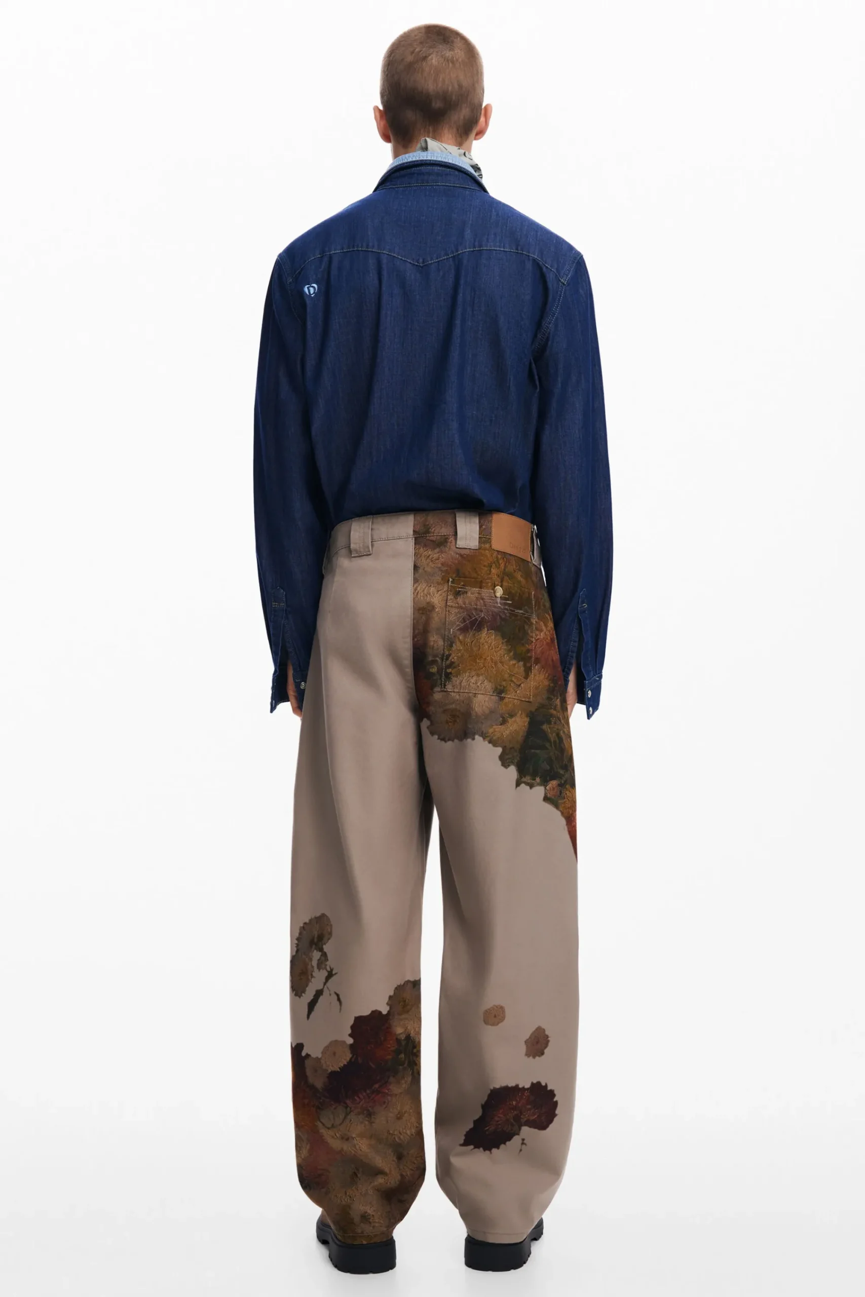 Jeans E Calças<Desigual Calça estampada de flores
