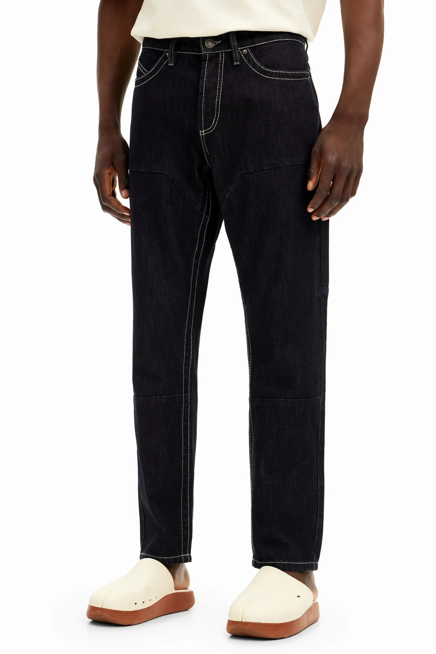 Jeans E Calças<Desigual Calça jeans com bolsos