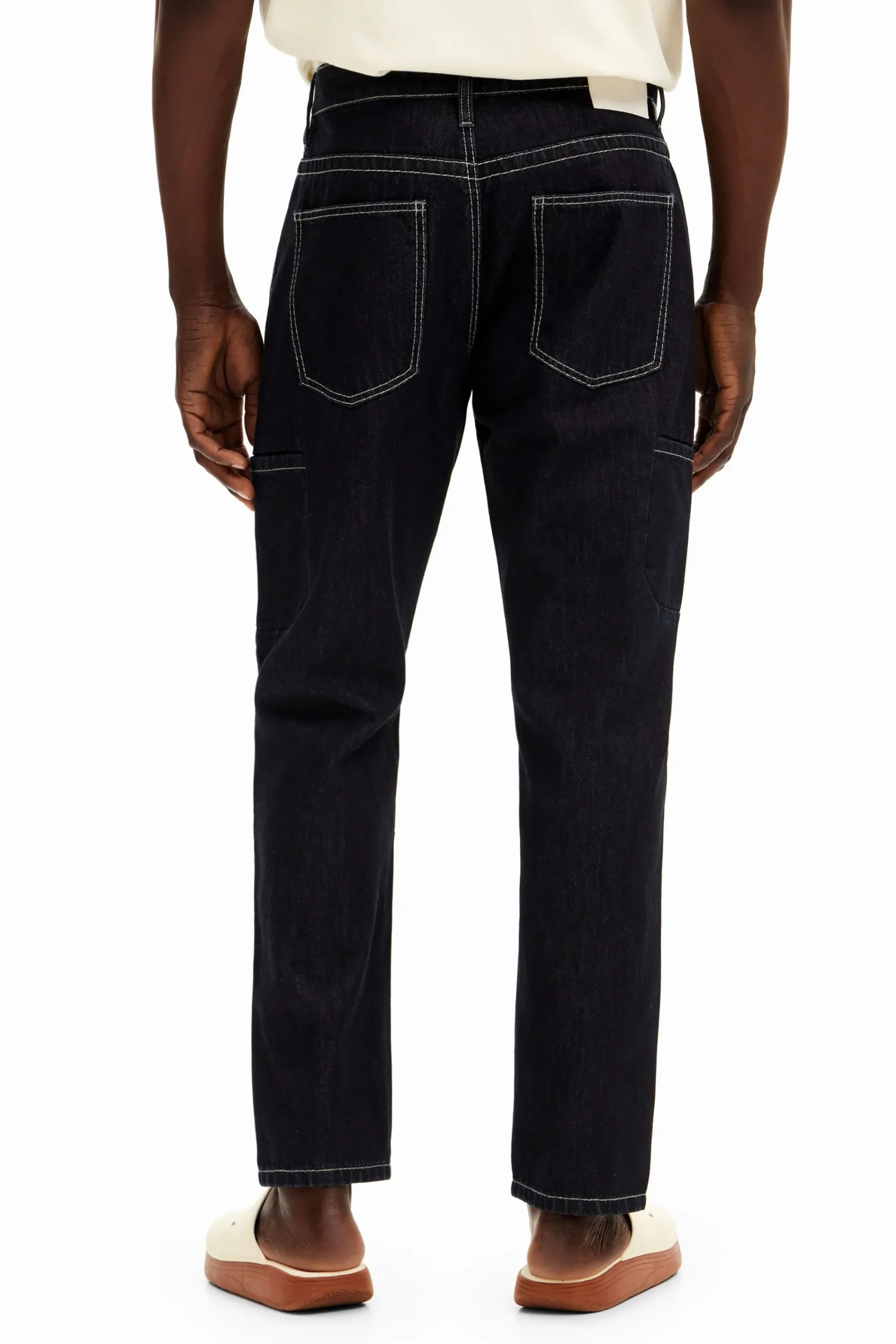 Jeans E Calças<Desigual Calça jeans com bolsos