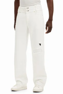 Jeans E Calças<Desigual Calça jeans longa